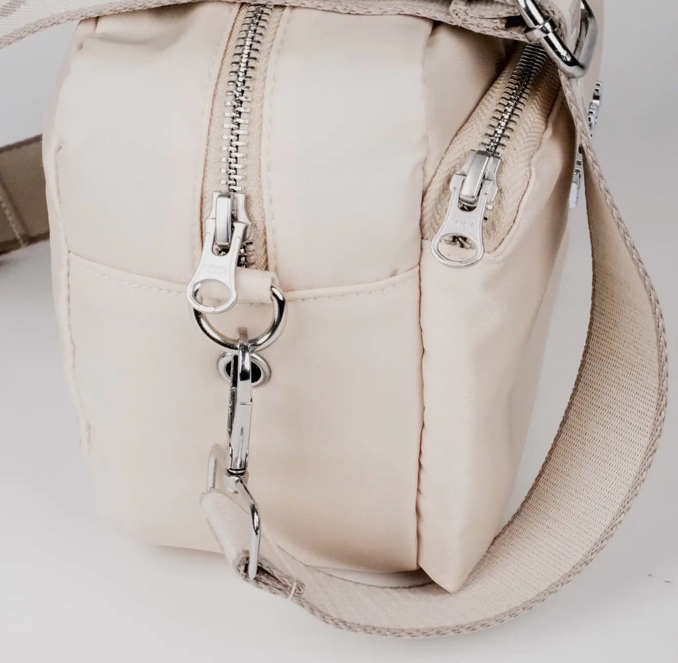 Cream Dog Walking Bag | Treat Pocket & Waste Dispenser