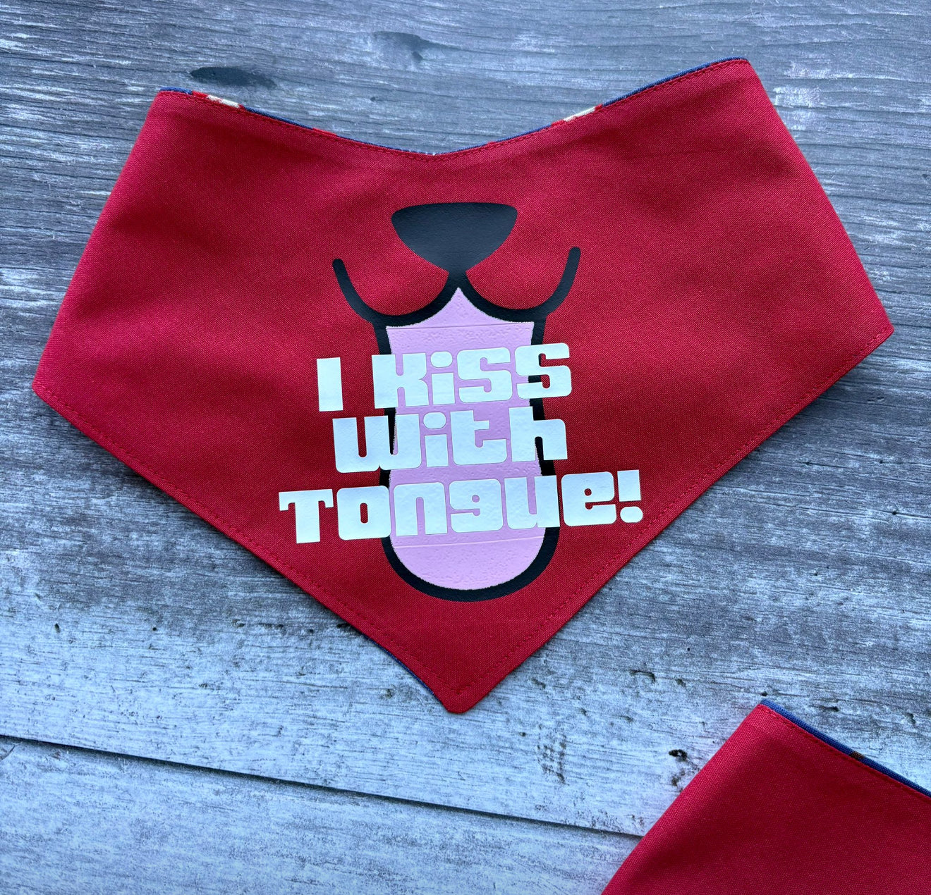 Valentines ‘I kiss with tongues…’ Bandana