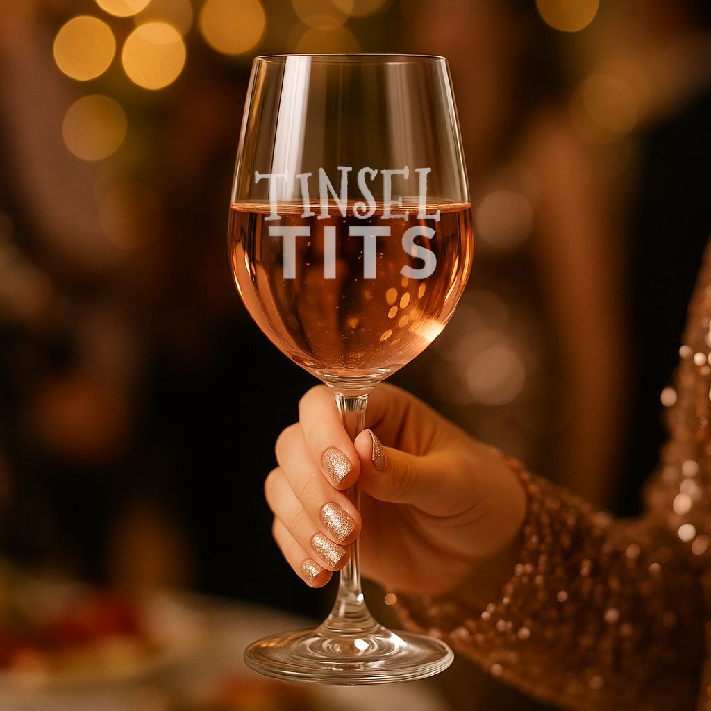 Funny Engraved Wine Glasses
