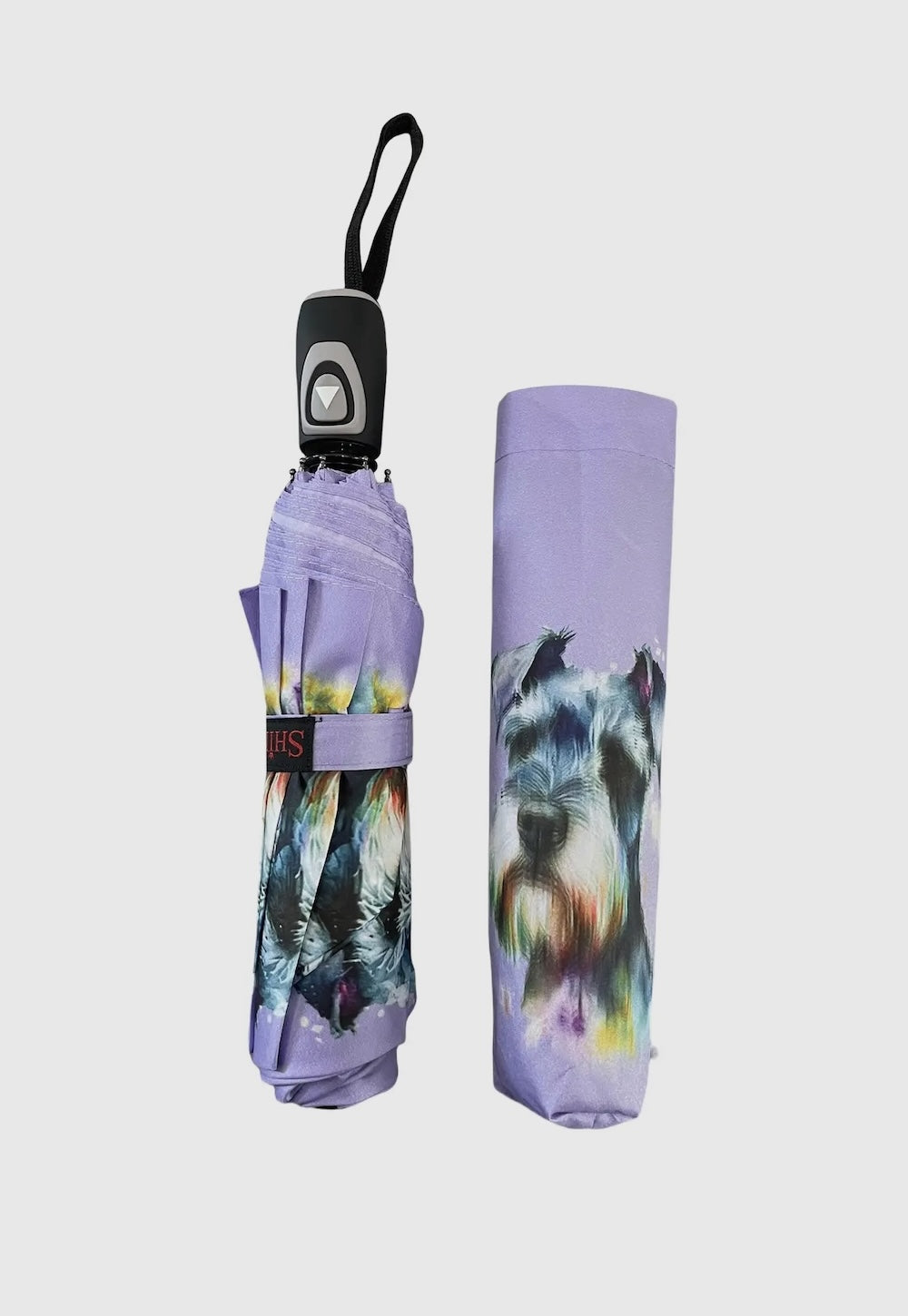 Schnauzer Dog Print Umbrella
