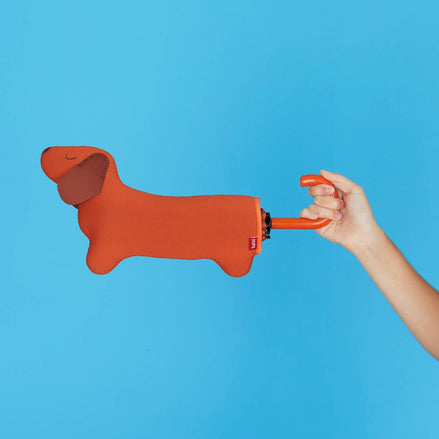 Balvi Teckel Umbrella | Brown Dachshund Umbrella
