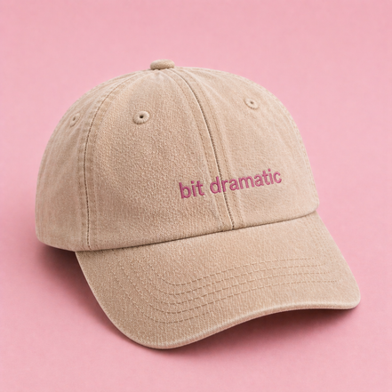 Create Your Own Custom Embroidered Cap: Vintage Sand