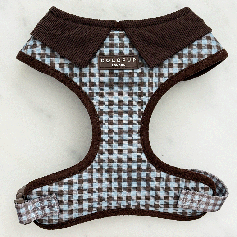 Chelsea Check Adjustable Neck HARNESS: M