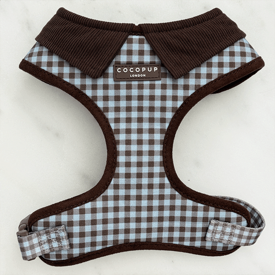 Chelsea Check Adjustable Neck HARNESS: M