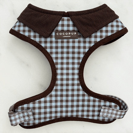 Chelsea Check Adjustable Neck HARNESS: XS
