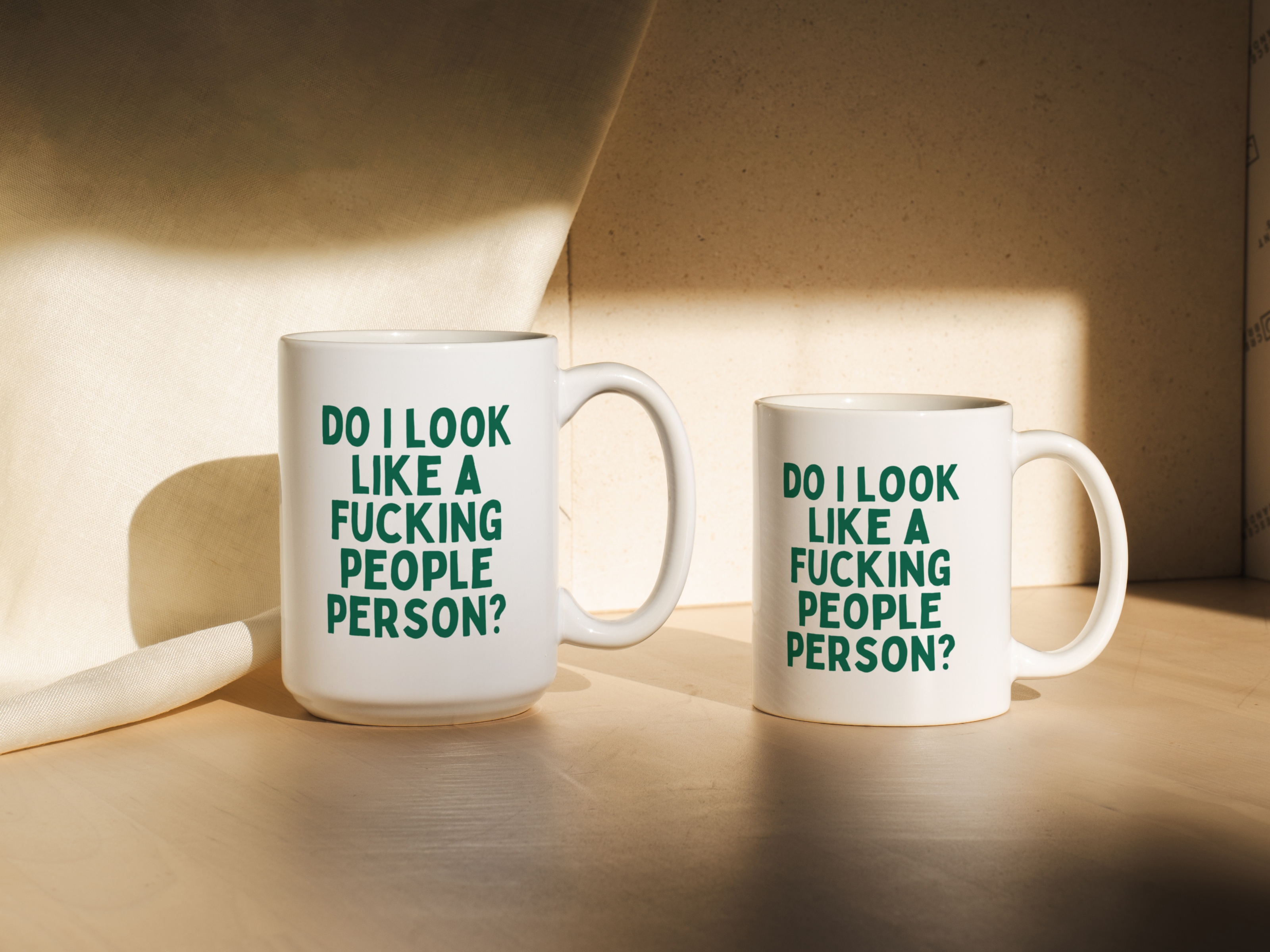 Do I Look Like A Fucking People Person | Mug: Pine / 11oz Ceramic