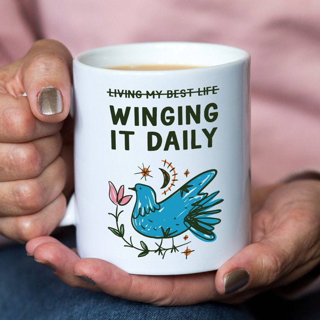 'Winging It Daily' Funny Mug