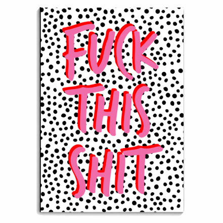 Notebooks 'Fuck This Shit'