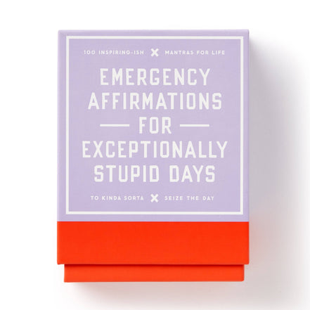 Emergency Affirmations for Exceptionally Stupid Days Card Deck (Flash Cards (Decks))