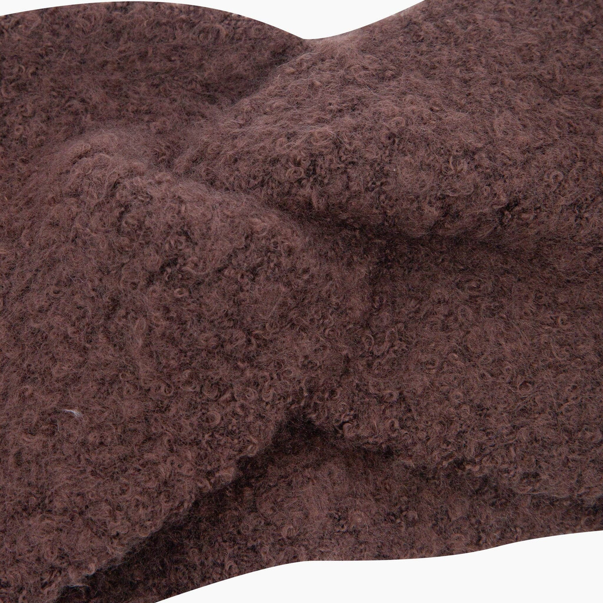 Textured Knitted Headband in Brown: One Size