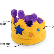 Party Time Canine Crown Plush Dog Toy
