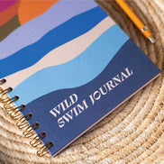 Wild Swim Journal Log Book A5 | Seascape | Hardcover