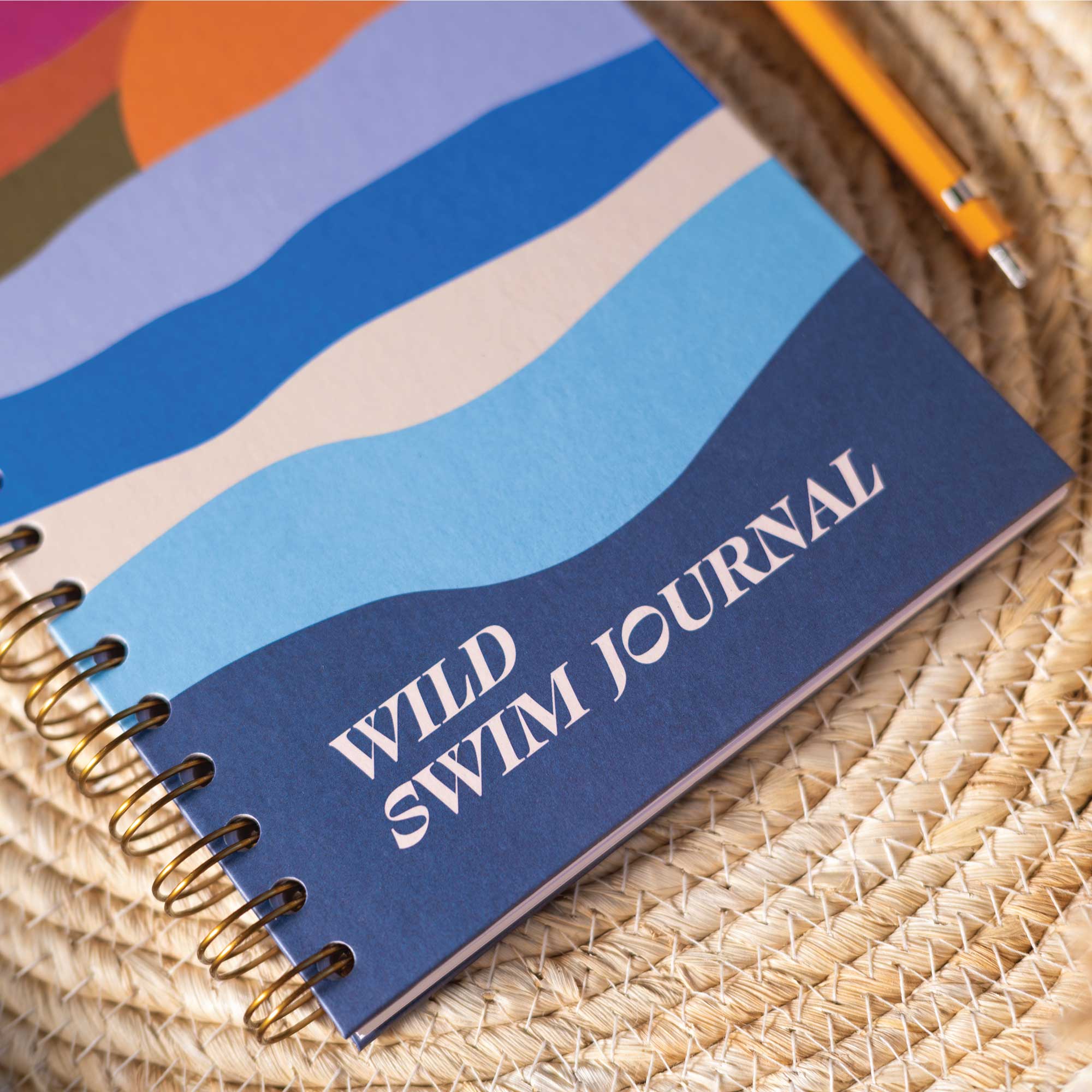 Wild Swim Journal Log Book A5 | Seascape | Hardcover