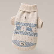 Ice Blue | Après Ski Roll Neck Knit: S/M