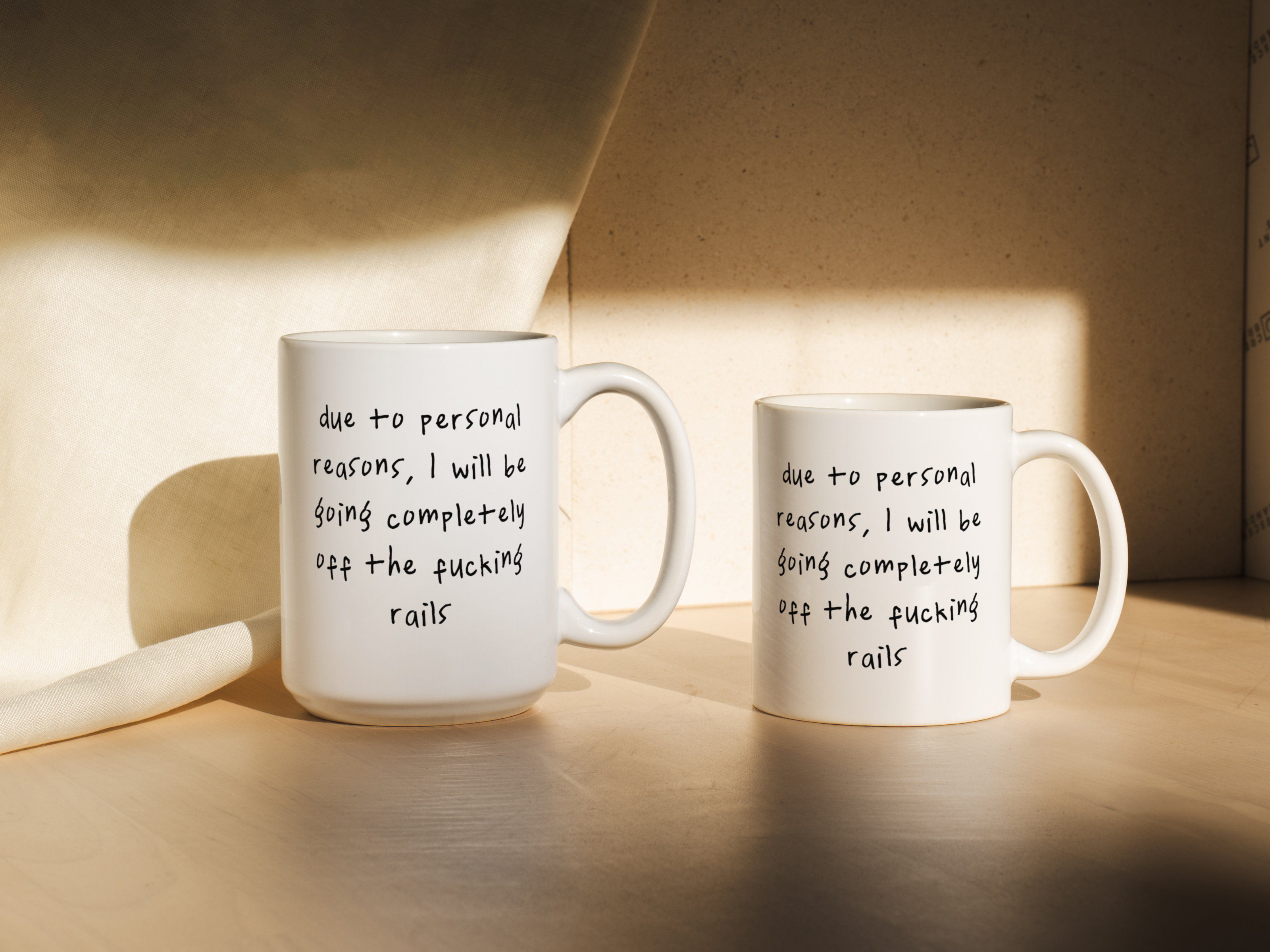 Due To Personal Reasons | Mug: Black / 11oz Ceramic