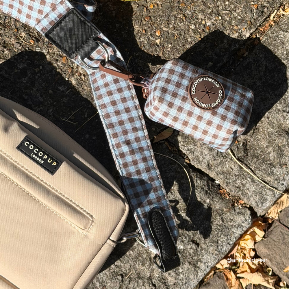 Chelsea Check Poop Bag Holder