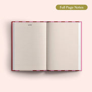 2027 Diary | A5 Hardcover Week to View | Pink & Red Stripe