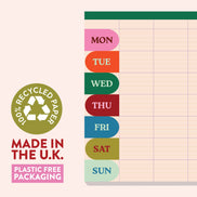A4 Weekly / Monthly Planner Pad | Work Hard, Play Nice