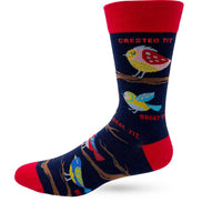 I Heart Tits Men's Novelty Crew Socks