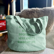 I Accidentally Became Important At Work And It's Ruining My Life | Tote Bag: Vintage Denim