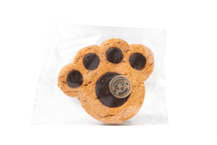 Doggy Paw Print Cookies - Box of 10: Loose Box of 10