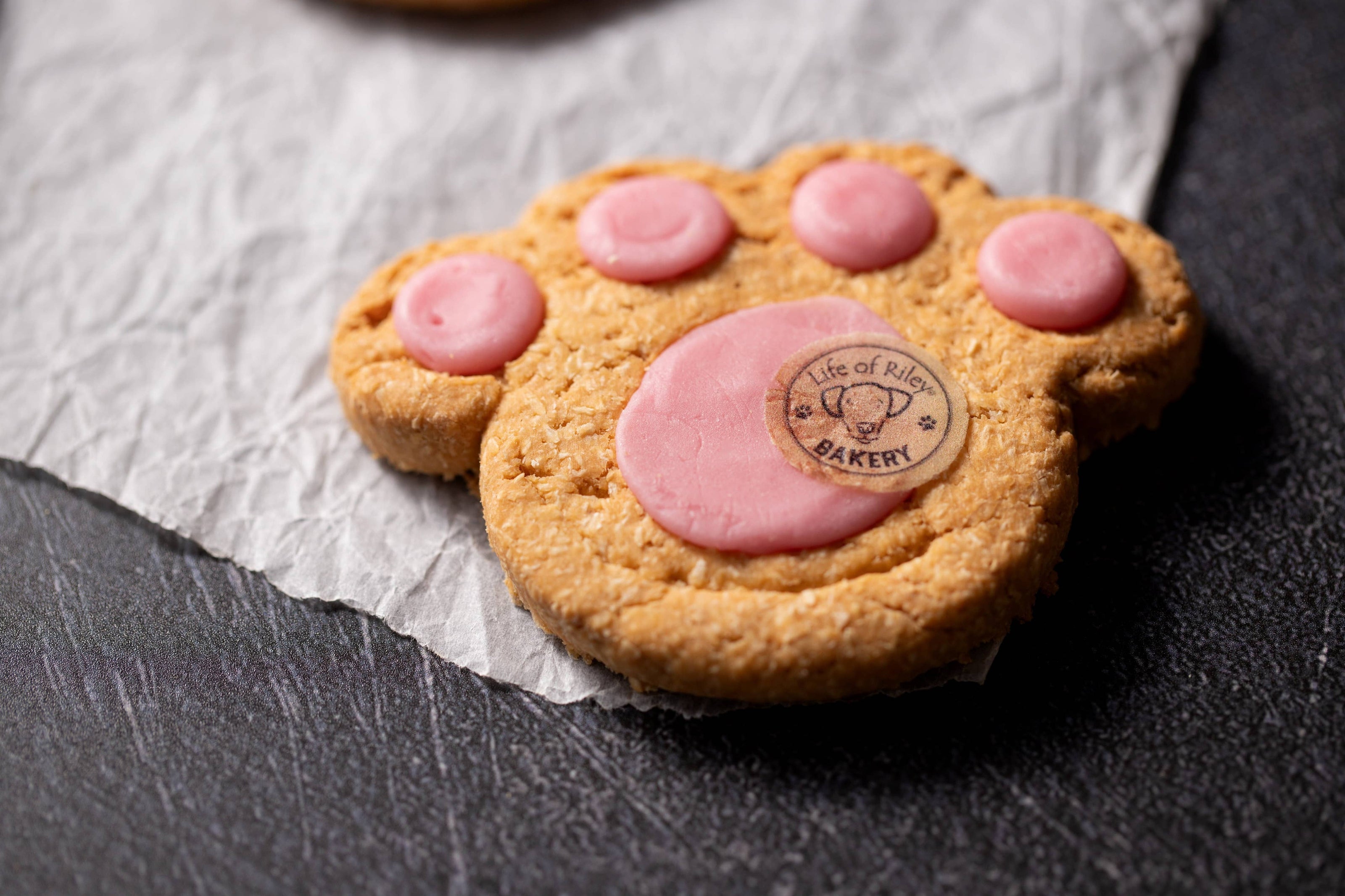 Doggy Paw Print Cookies - Box of 10: Loose Box of 10