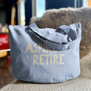 Aspire To Retire | Tote Bag: Vintage Light Blue