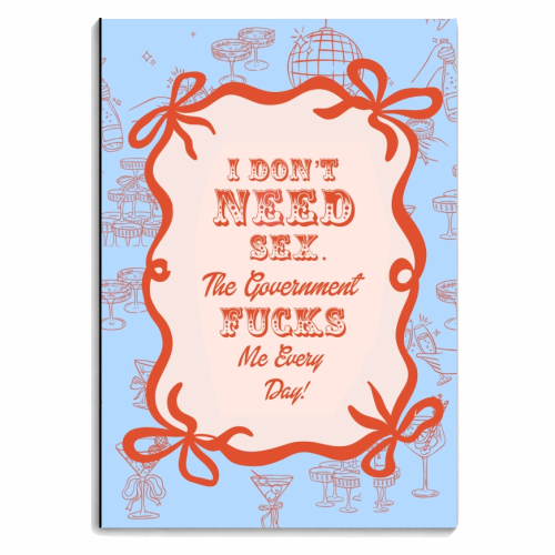 Notebooks 'GOOD JOB GOVERNMENT.' by Wallace Elizabeth