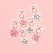 Acrylic keyring - on my way to lose my sh*t