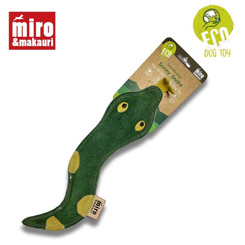 Eco Dog Toys By Miro & Makauri - Sonny Snake: Sonny