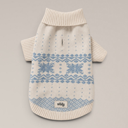 Ice Blue | Après Ski Roll Neck Knit: XS