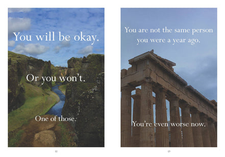 Sorry in advance for making things weird. - A Disappointing Affirmations Collection (Hardback)