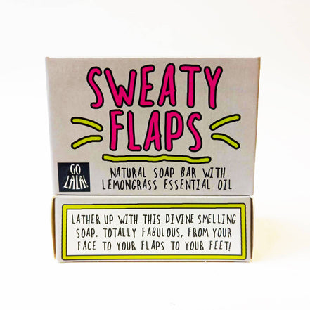 Sweaty Flaps Soap Lemongrass Funny Gift