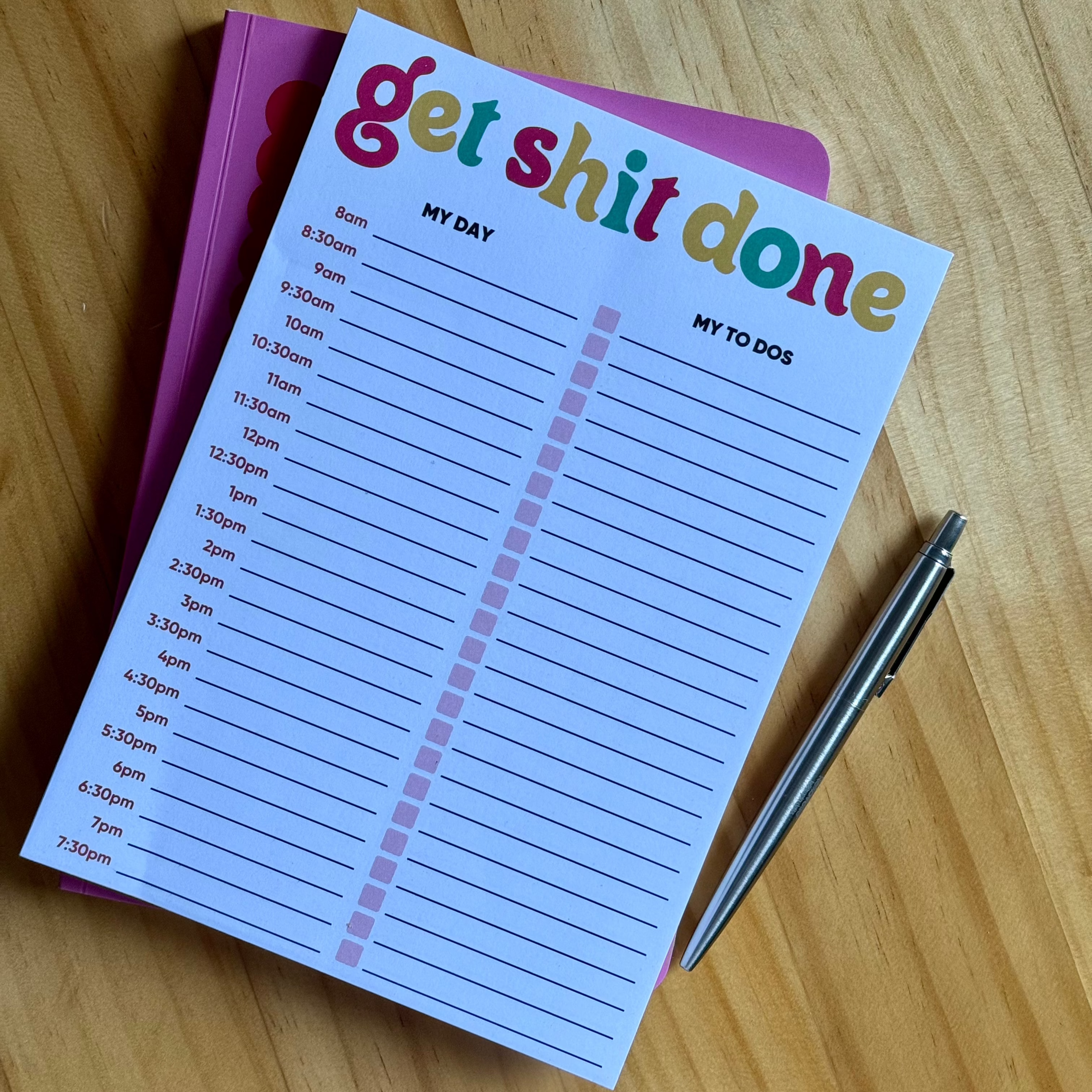 Get Shit Done - A5 To Do Notepad