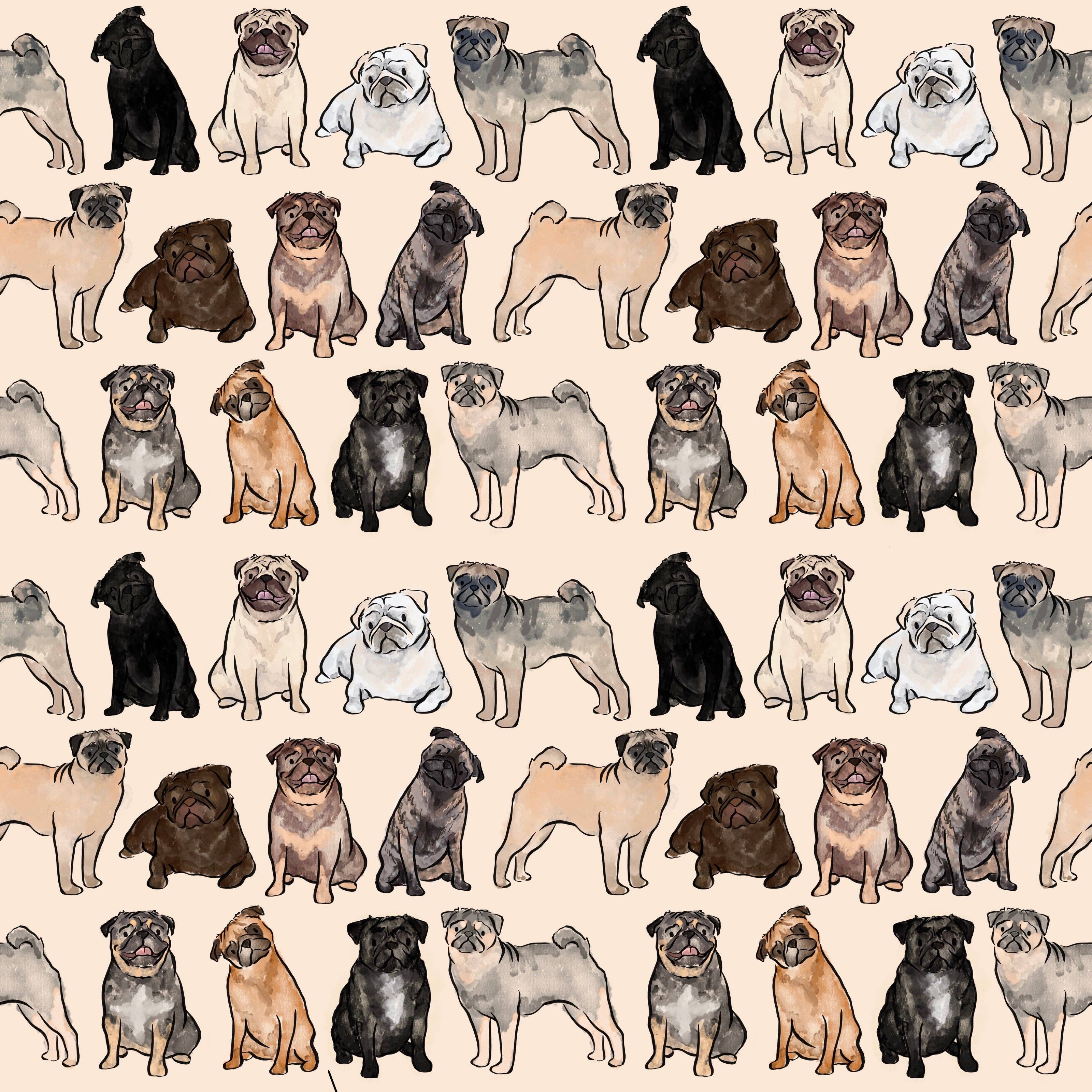 The Pug Dog Blanket