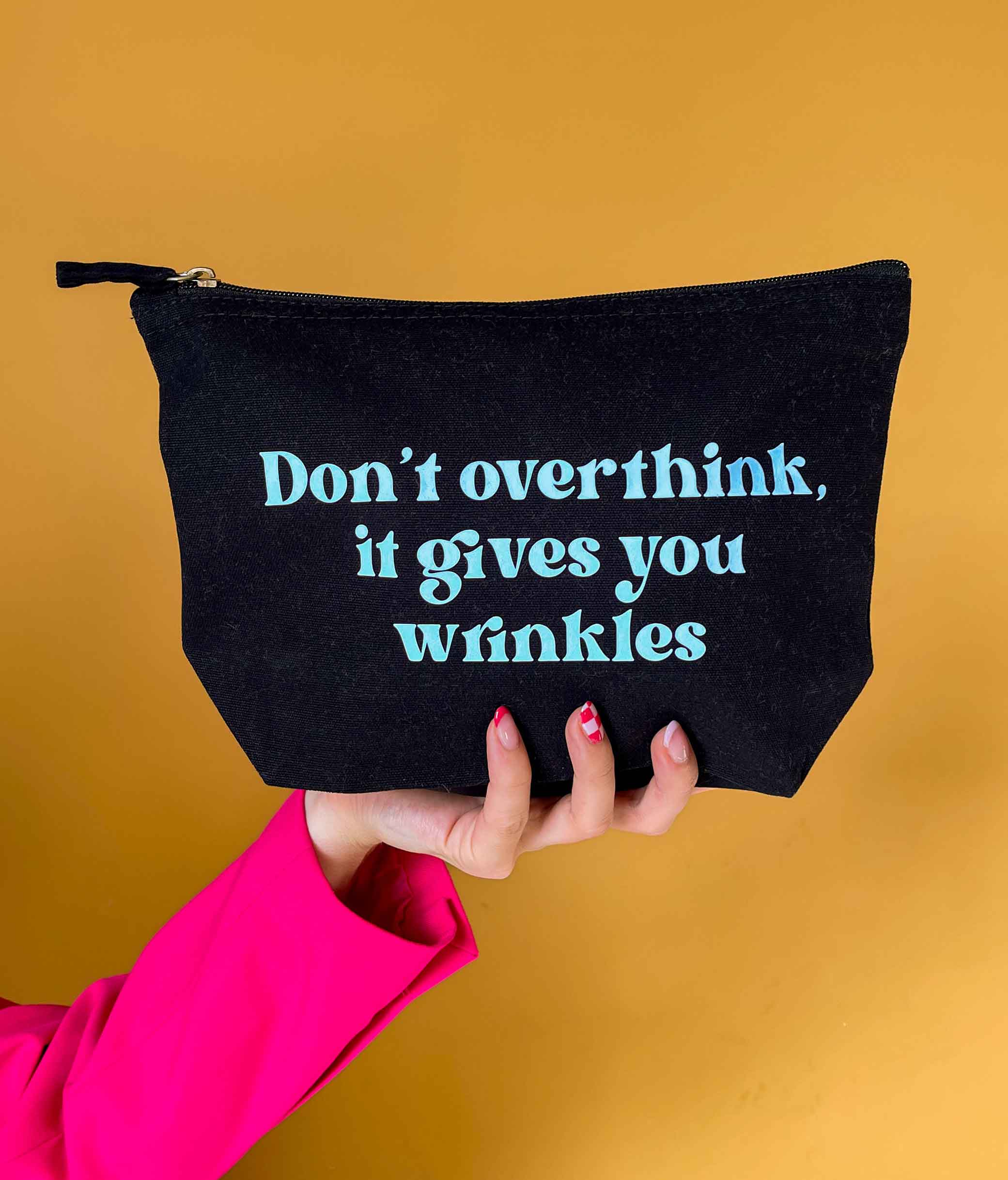 Don't Overthink It Makeup Bag