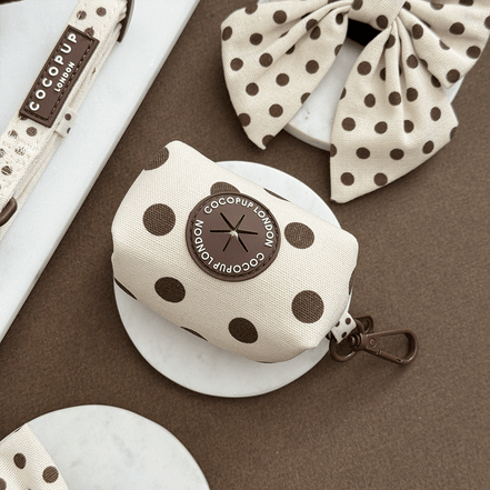 Tiramisu Polka Dot Poop Bag Holder
