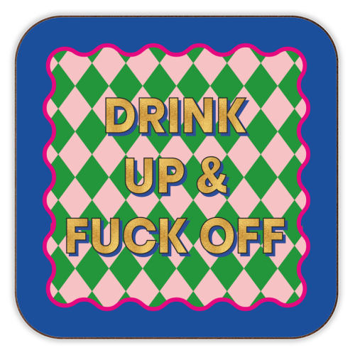 Coasters '& F*ck Off' By Claire Atwood: Cork