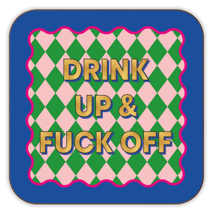 Coasters '& F*ck Off' By Claire Atwood: Cork