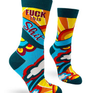 Fuck This Shit Ladies' Crew Socks