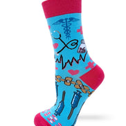 Do No Harm But Take No Shit Women's Crew Socks
