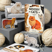 Moody Cats Sticker Book (Sticker Book or Pack)