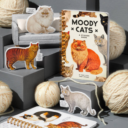 Moody Cats Sticker Book (Sticker Book or Pack)