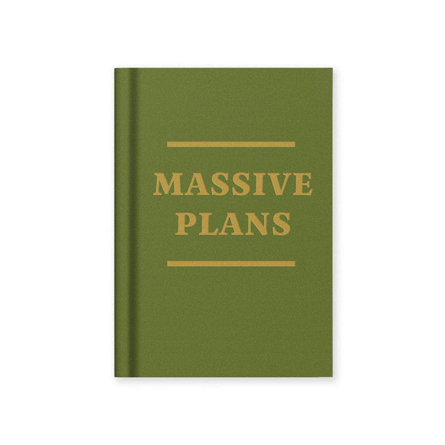 Massive Plans Fabric Hardback Notebook (A7)