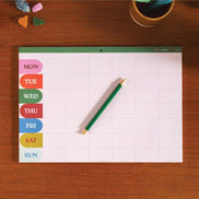 A4 Weekly / Monthly Planner Pad | Work Hard, Play Nice