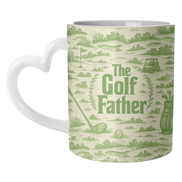 Mugs 'The Golf Father' by Lilly Rose: Mug Colour Inner & Handle 11oz - Green