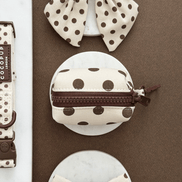 Tiramisu Polka Dot Poop Bag Holder
