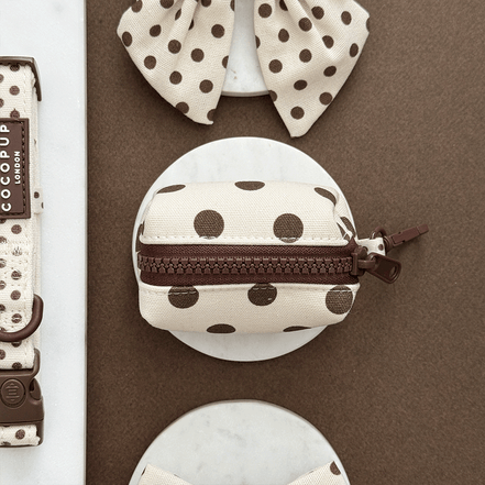 Tiramisu Polka Dot Poop Bag Holder