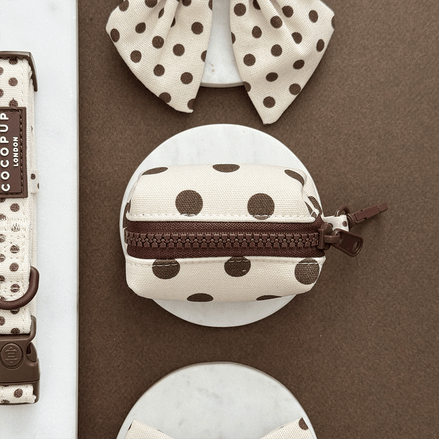 Tiramisu Polka Dot Poop Bag Holder