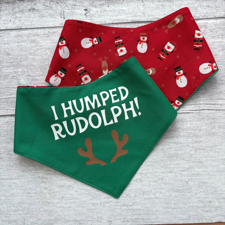 Christmas Bandana - I Humped Rudolph Bandana